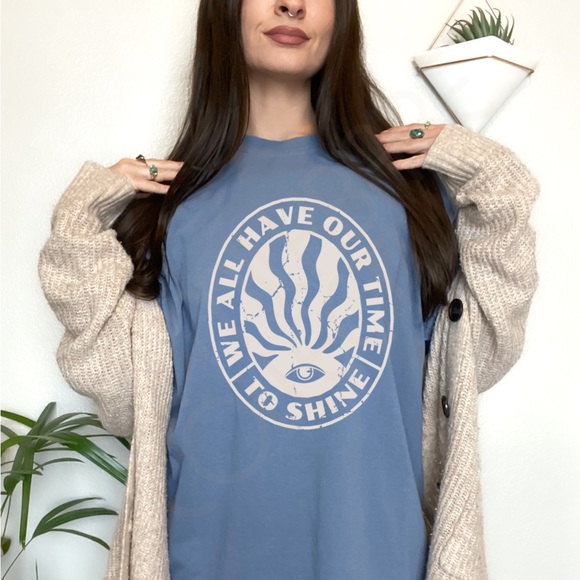 Comfort Colors We All Have Our Time To Shine Distressed Graphic Tee - Picture 4 of 10